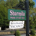Sharmila B and B sign